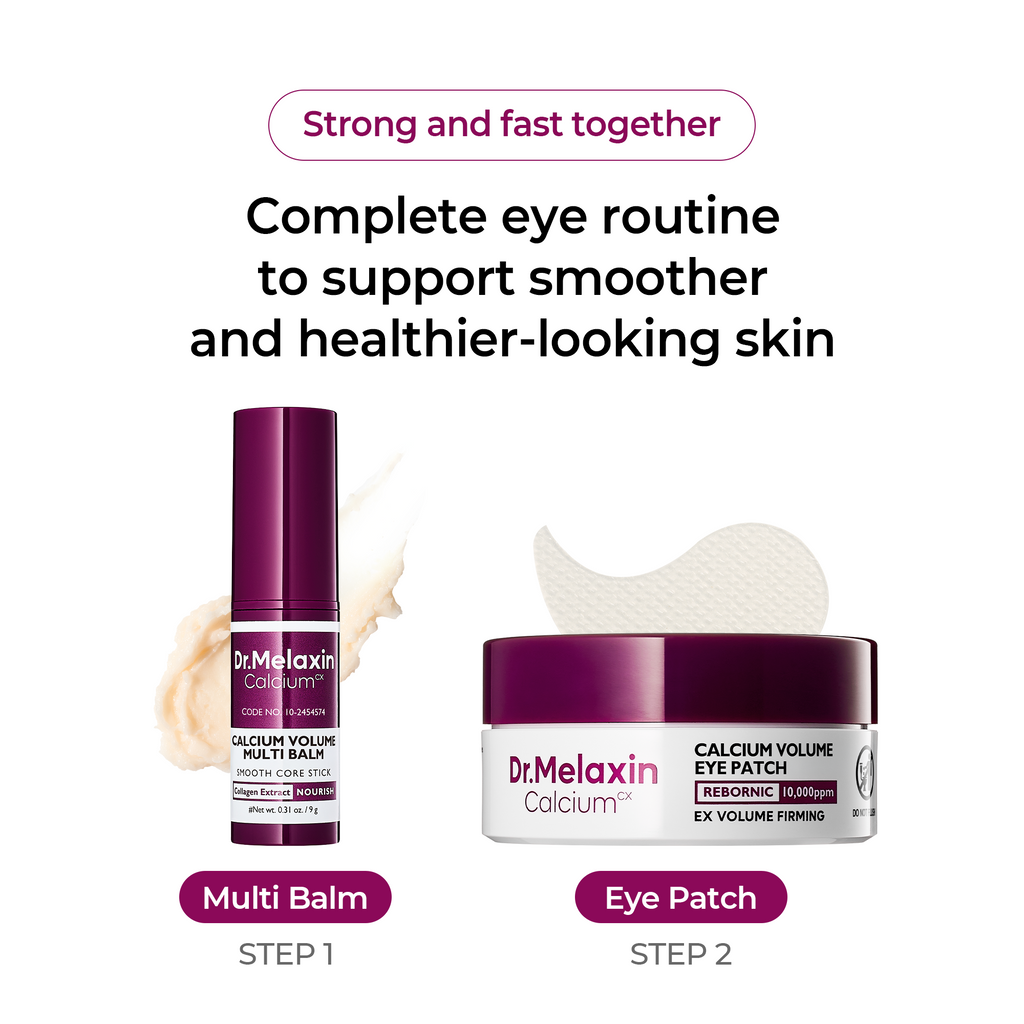 [TikTok Bestseller] Calcium Volume Multi Balm & Eye Patch 60ea