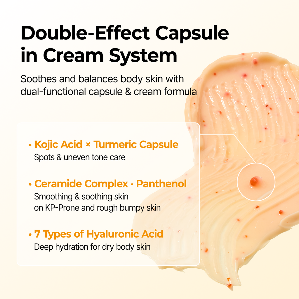 Kojic Acid Turmeric Capsule Body Cream