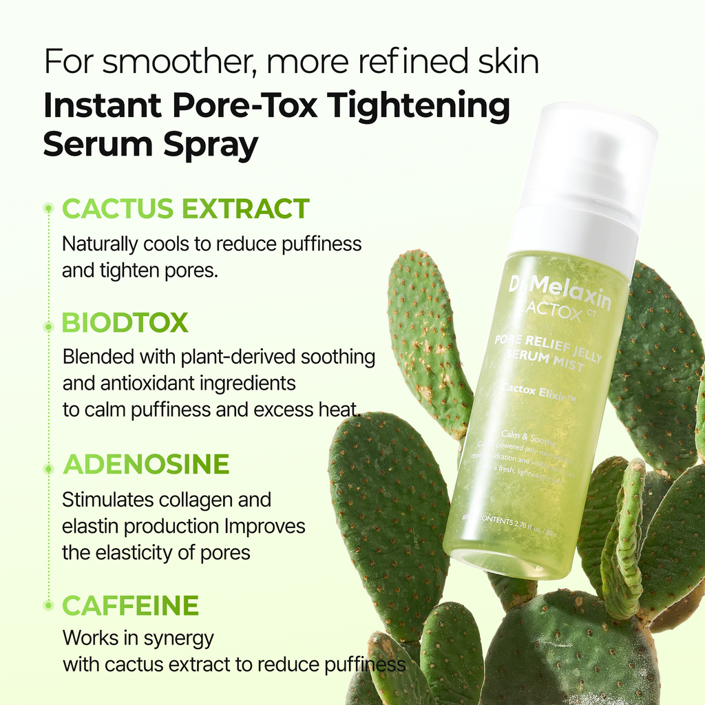 Cactox Deep Cleansing & Pore Care 4-Step Set